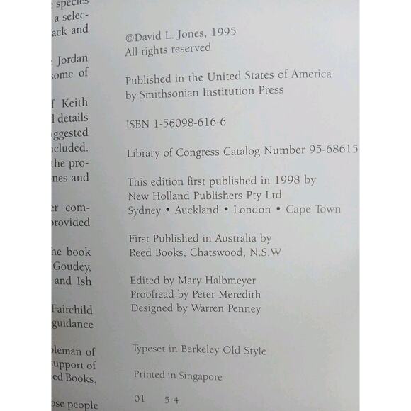 Palms Throughout the World David L. Jones 1995 Hardcover Dust Jacket Like New - Picture 5 of 16